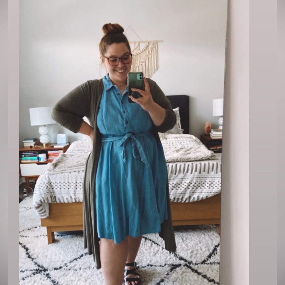 Olive Green Duster